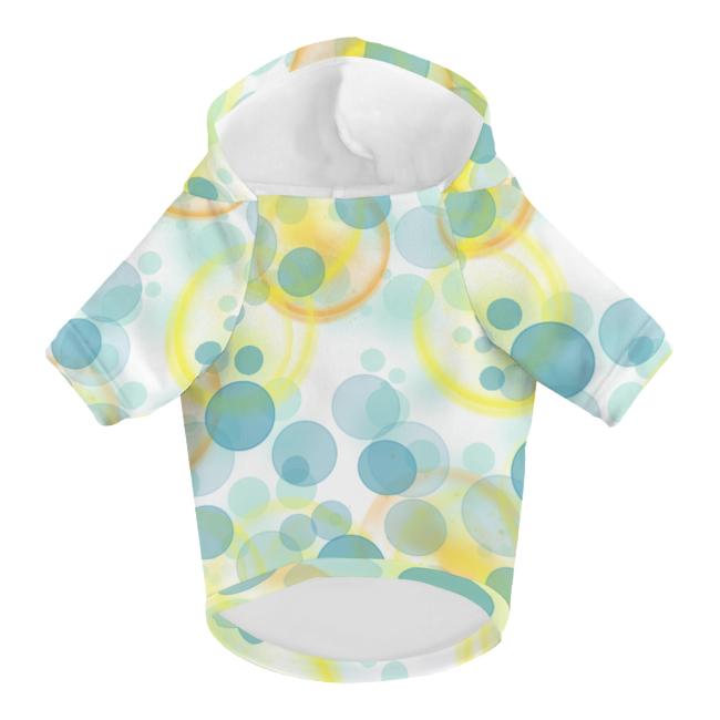 Preview: Hunde-Hoodie, Hundemotiv Anton– bunte Popart, gemütlich, waschbar, Polyster